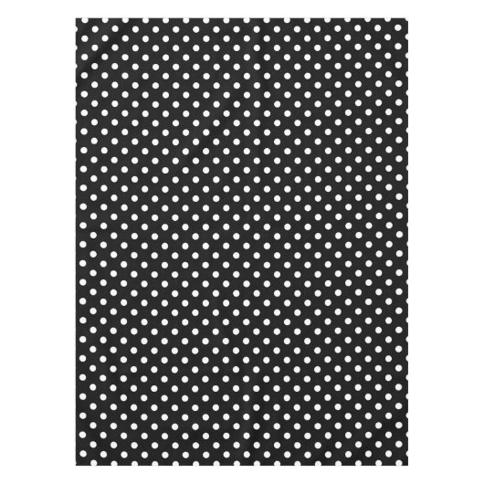 Nappe Pois noir et blanc (Devant)