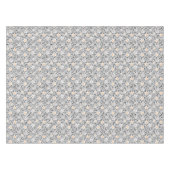 Nappe Pois noir et blanc rétro avec étoiles (Devant (Horizontal))