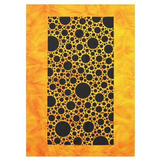 Nappe Pois noir + votre couleur arrière - plan (Devant)
