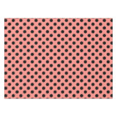 Nappe Pois noirs à la pêche (Devant (Horizontal))