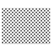 Nappe Pois noirs en blanc (Devant (Horizontal))