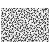 Nappe Pois noirs en blanc | (Devant (Horizontal))