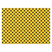 Nappe pois noirs en jaune (Devant (Horizontal))