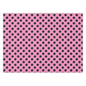Nappe Pois noirs en rose (Devant (Horizontal))