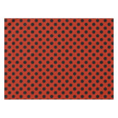 Nappe pois noirs en rouge (Devant (Horizontal))