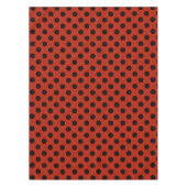 Nappe pois noirs en rouge (Devant)