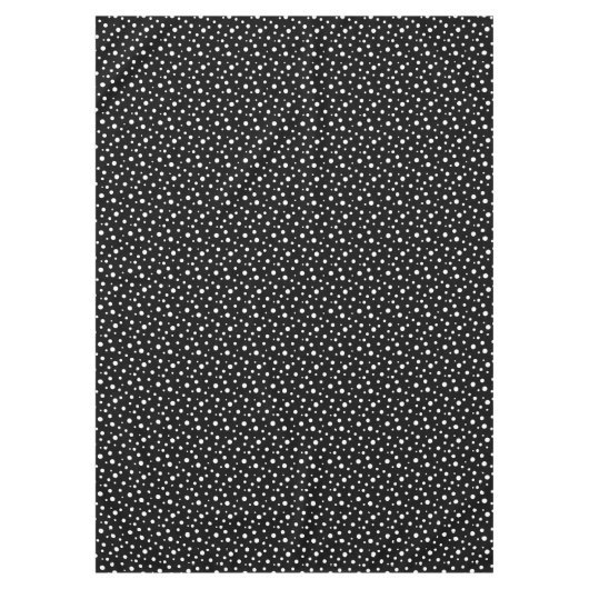 Nappe Pois noirs et blancs (Devant)