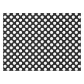Nappe Pois noirs et blancs, Motif Polka (Devant (Horizontal))
