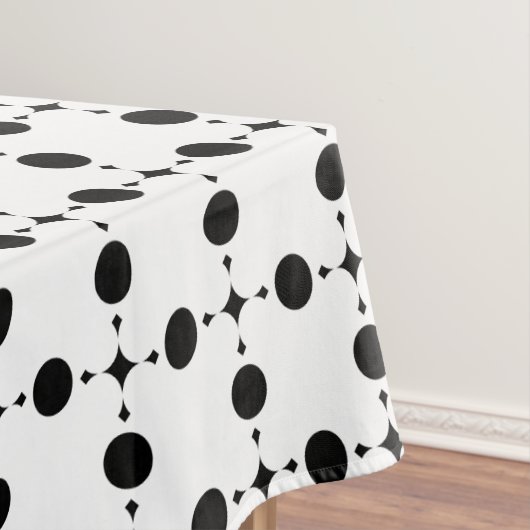 Nappe Pois noirs, Motif à points Polka, points, pointill (In Situ)