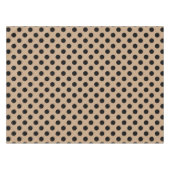 Nappe Pois noirs sur beige (Devant (Horizontal))
