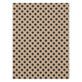 Nappe Pois noirs sur beige (Devant)