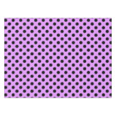 Nappe Pois noirs sur lilas (Devant (Horizontal))