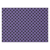 Nappe Pois noirs sur ultra violet (Devant (Horizontal))