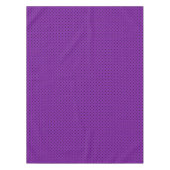 Nappe Pois noirs sur violet violet (Devant)