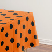 Nappe Pois orange et noir (In Situ)