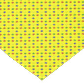 Nappe POIS PRIMAIRE JAUNE-52x70 TABLECLOTH (Angle)