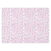 Nappe Pois rose classique sur blanc (Devant (Horizontal))