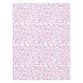 Nappe Pois rose classique sur blanc (Devant)