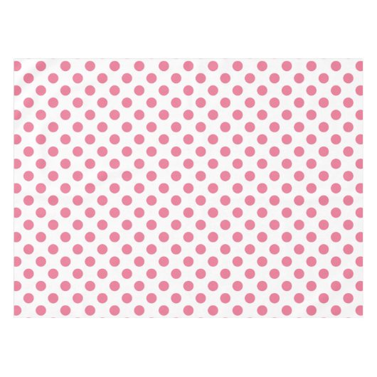 Nappe Pois rose et blanc (Devant (Horizontal))