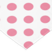 Nappe Pois rose et blanc (Angle)