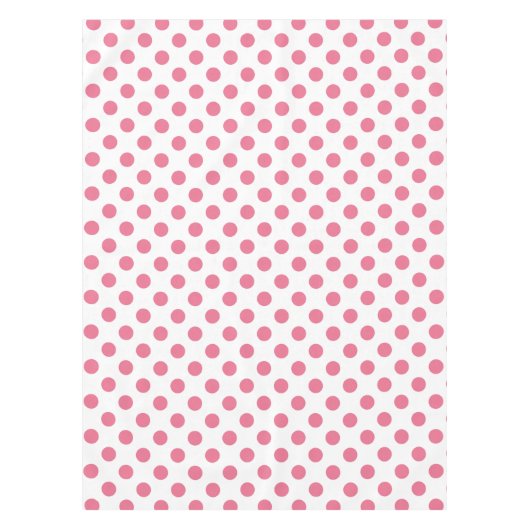 Nappe Pois rose et blanc (Devant)
