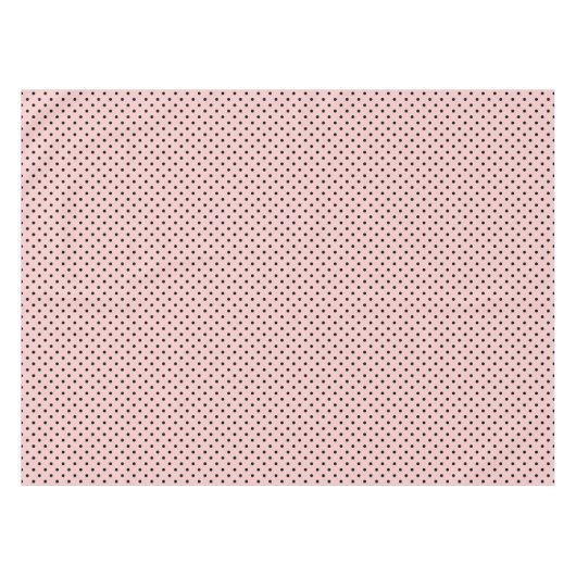 Nappe Pois rose noir (Devant (Horizontal))