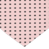 Nappe Pois rose noir (Angle)
