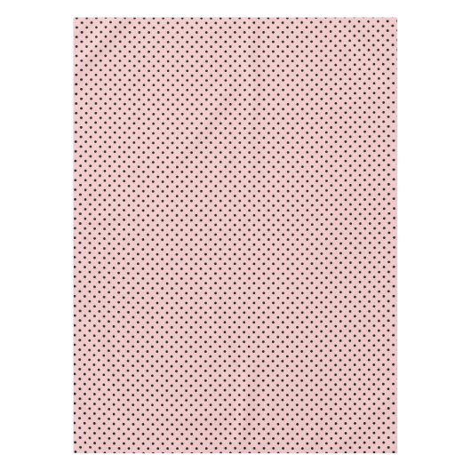 Nappe Pois rose noir (Devant)