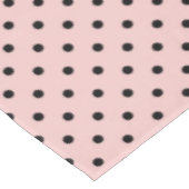 Nappe Pois rose noir (Angle)