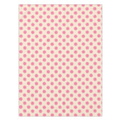 Nappe Pois roses à la crème (Devant)