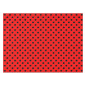 Nappe Pois rouge et noir (Devant (Horizontal))