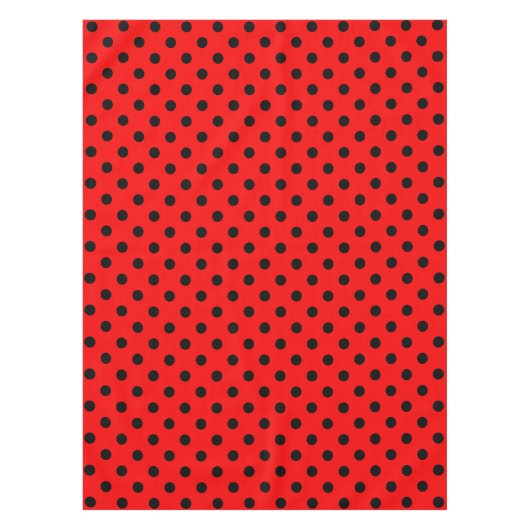 Nappe Pois rouge et noir (Devant)