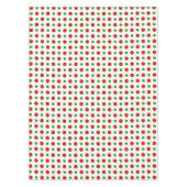 Nappe Pois rouge et vert d'amusement de Noël (Devant)