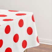 Nappe Pois rouges Arrière - plans blancs (In Situ)