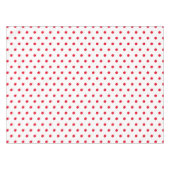 Nappe Pois rouges et blancs mignons (Devant (Horizontal))