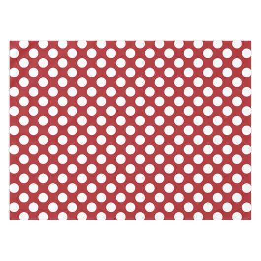 Nappe Pois rouges, Motif à points polka, points, pointil (Devant (Horizontal))