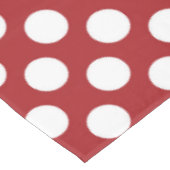 Nappe Pois rouges, Motif à points polka, points, pointil (Angle)