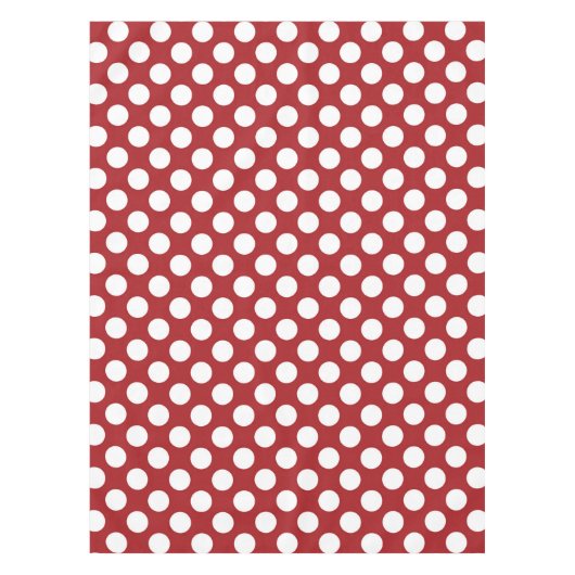 Nappe Pois rouges, Motif à points polka, points, pointil (Devant)