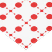 Nappe Pois rouges, Motif à points polka, points, pointil (Angle)