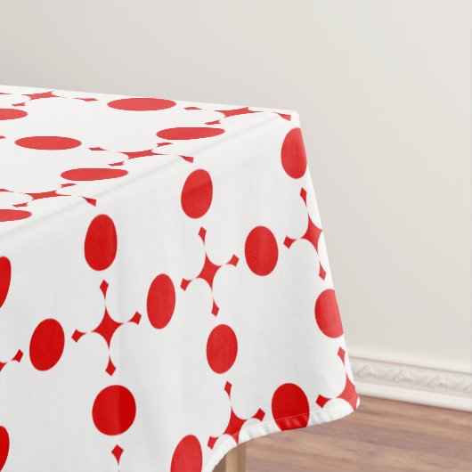 Nappe Pois rouges, Motif à points polka, points, pointil (In Situ)