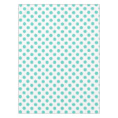 Nappe Pois turquoise (Devant)
