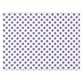 Nappe Pois ultra violets sur blanc (Devant (Horizontal))