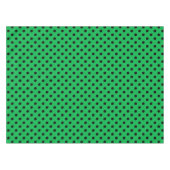 Nappe Pois vert et noir (Devant (Horizontal))
