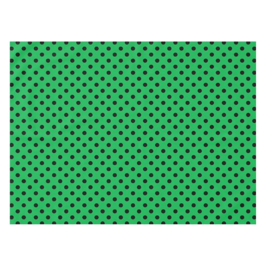 Nappe Pois vert et noir (Devant (Horizontal))