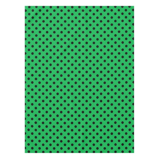 Nappe Pois vert et noir (Devant)