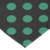 Nappe Pois vert et noir (Angle)