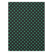 Nappe Pois vert et noir (Devant)