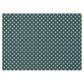 Nappe Pois verts de chaux sur bleu marine (Devant (Horizontal))