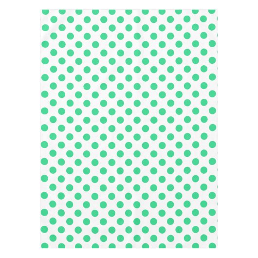 Nappe Pois verts et blancs (Devant)