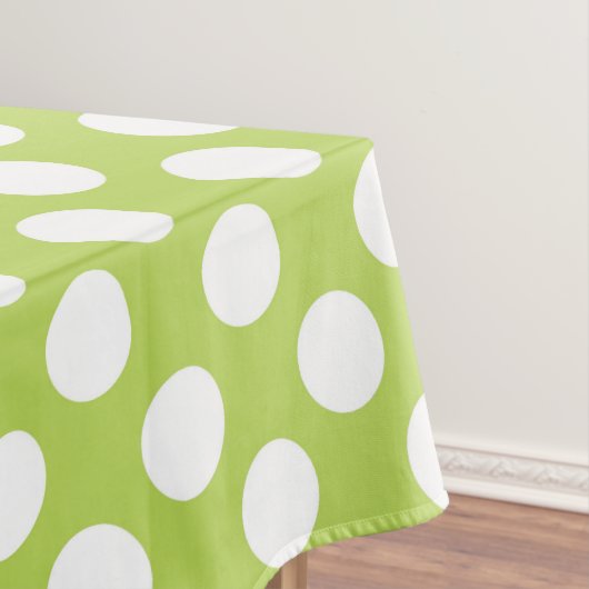 Nappe Pois verts, Motif à points Polka, points, pointill (In Situ)